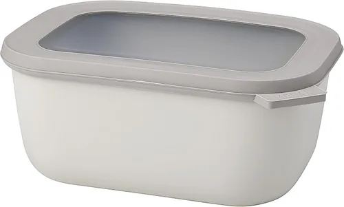 Vista 19 de Mepal Cirqula - Recipiente circular rectangular para almacenar y servir alimentos de 67.6 fl oz / 68 onzas con tapas transparentes, perfecto
