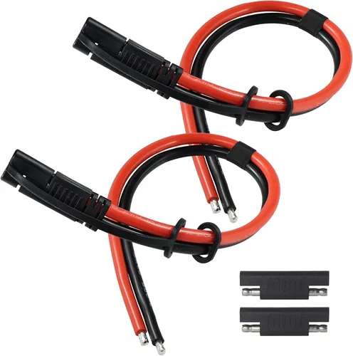 Vista 12 de SPARKING Arnés de conector SAE 16AWG, cable de desconexión rápida de 1 pie