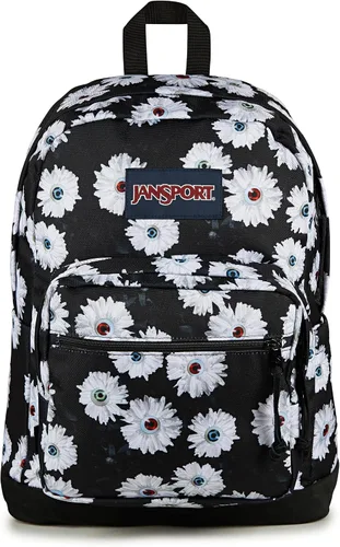 Vista 41 de JanSport Mochila Big Plans, Afflicted Black/Charcoal/Dk Grey, Grandes Planes
