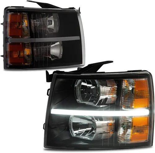 Vista 13 de CHEDA Conjunto de Faros Delanteros Faro Compatible con GMC Canyon/Chevy Colorado 2004-2012 Conjunto de Faros Luces de Parachoques