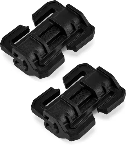 Vista 8 de TACTICAL_GEEK Hebilla de conexión, hebillas de liberación lateral rápida para sistema Molle, hebillas de bloqueo de plástico duraderas sin costura