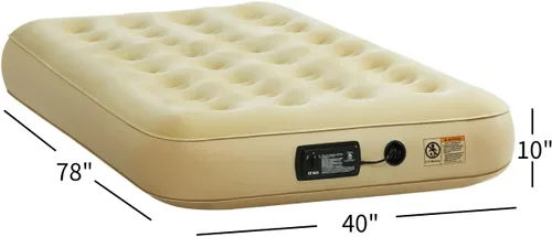Vista 6 de Simpli Comfy Colchón de Aire de Repuesto Twin con Bomba Integrada – Compatible con EZ Bed, Usar Solo o con Marco, Inflado Rápido, Portátil y Fácil