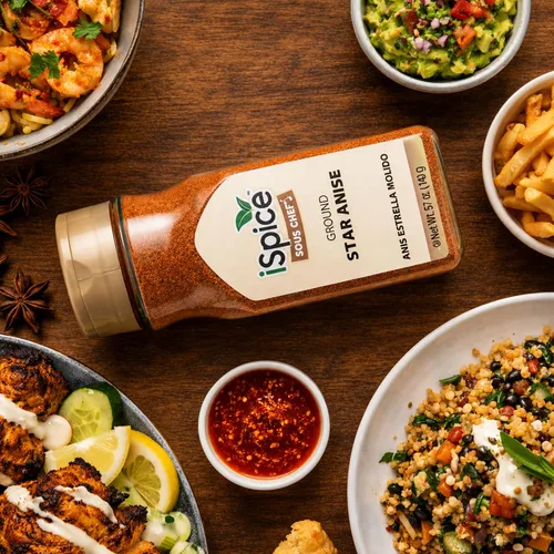 Vista 7 de iSpice - Especias en polvo de anís estrellado molido - 4.97 oz