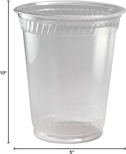 Vista 6 de Fabri-Kal Vasos transparentes compostables para fiestas Plástico PLA biodegradable ecológico de Greenware 12 oz 100