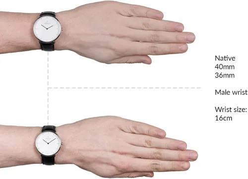 Vista 6 de Nordgreen Reloj de oro escandinavo nativo con correas intercambiables