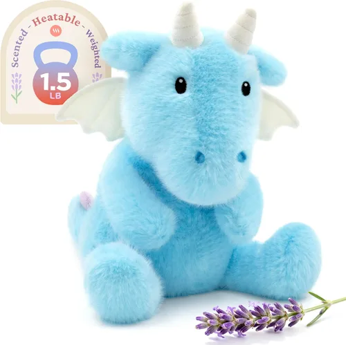 Vista 35 de IKASA Animal de peluche de pingüino para microondas, almohadilla térmica para mayor comodidad y calidez, calentable y refrigerable de 1.5 libras