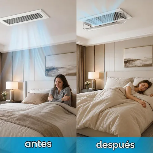 Vista 2 de Paquete de 2 deflectores de ventilación ajustables, deflector transparente de 9 a 15 pulgadas para registros de techo, piso, pared lateral (2)