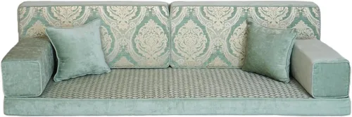 Vista 25 de arabicsofa Sofá de Majlis Árabe – Asientos de Piso Modulares Hechos a Mano