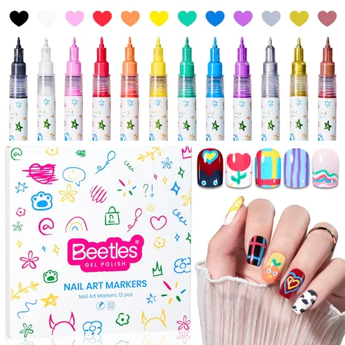 Vista 12 de Beetles - Juego de 44 esmaltes de uñas de gel, colección Colorful Muse, 36 0-0 Musa colorida