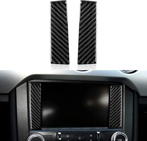 Vista 12 de Adhesivo de vinilo de fibra de carbono para panel de marco de engranajes para Ford Mustang 2015, 2016, 2017, 2018, 2019, 2020, 2021, 2022, 2023