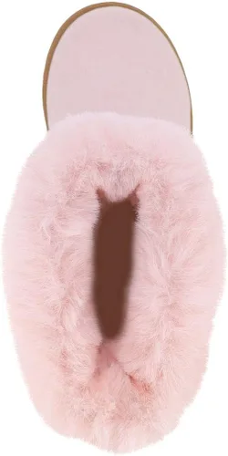 Vista 4 de Nautica Botas cálidas para niñas botines de moda para clima frío con parte superior de piel sherpa cosima niño grandeniño pequeñoniño