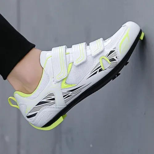 Vista 7 de Zapatos de ciclismo para mujer para bicicleta y bicicleta+ con tacos de bicicleta compatibles con Delta