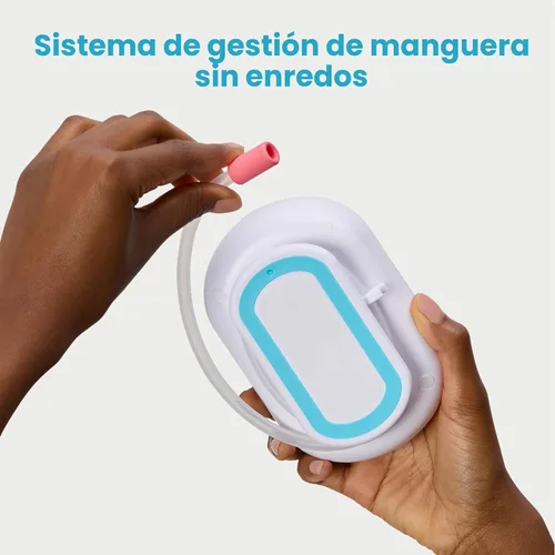 Vista 6 de Frida Baby Aspirador nasal eléctrico NoseFrida Pro para bebé, succión de grado hospitalario, succión de nariz para bebés y niños pequeños, aspirador