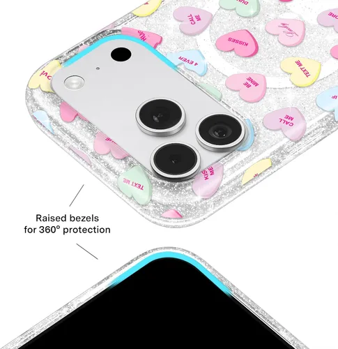 Vista 940 de VELVET CAVIAR Funda para iPhone 15, compatible con MagSafe, probada contra caídas de 10 pies, fundas protectoras de diseño, leopardo color rosa
