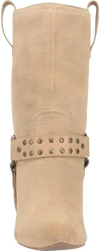 Vista 2 de Dingo Womens Dancin Queen Snip Toe Casual Boots Mid Calf High Heel 3" & Up - Brown