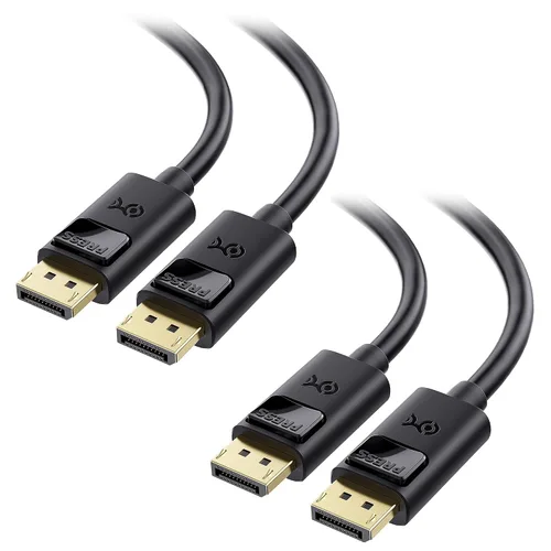 Vista 8 de Cable Matters [Certificado VESA] Cable DisplayPort 1.4 corto de 32.4 Gbps – 3 pies, compatible con 8K 60Hz, cable DisplayPort 4K 240Hz 1.4