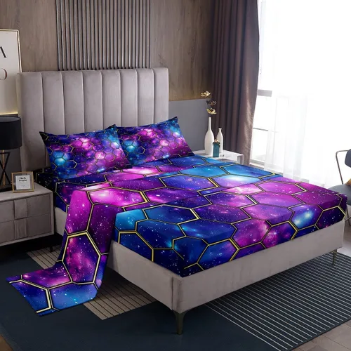 Vista 22 de Manfei Juego de sábanas de baloncesto para niños, tamaño individual, juego de ropa de cama temática deportiva para decoración de habitación de niños