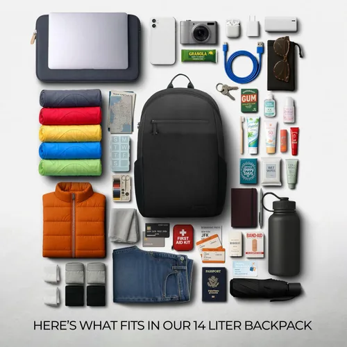 Vista 6 de Travelon Mochila antirrobo Metro con bolsa de bloqueo RFID