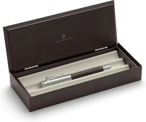Vista 3 de Faber Castell 145511 Classic Collection - Bolígrafo a base de agua, ébano, revestimiento de platino