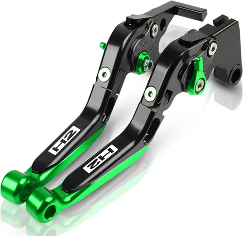 Vista 15 de for Kawasaki H2 H2R 2015 2016 Motorcycle Brake Clutch Levers Adjustable Folding Extendable CNC Accessories with Logo Lever (Color : 1)