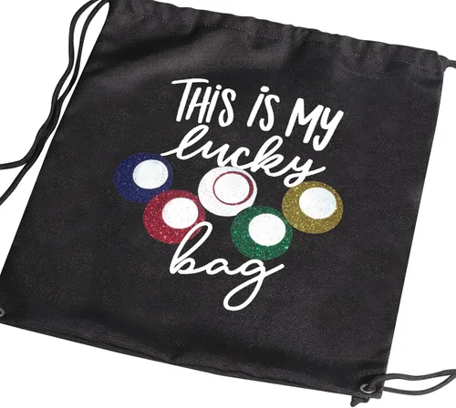 Vista 6 de CMNIM Lucky Bigo - Mochila con cordón, bolsa para jugador, regalo para los amantes de los juegos, bolsa deportiva para gimnasio, Cordón Lucky Bingo