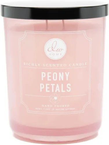 Vista 12 de DW Home Vela perfumada de pétalos de peonía para el hogar, tarro de vela de 9 onzas, 8.8 onzas, hasta 33 horas de combustión, vela perfumada de lujo