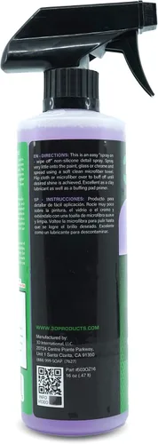 Vista 2 de 3D Spray Detailer - Spray Detallador de Carrocería Body Shop Sin Silicona para Vehículos Recién Pintados 16oz