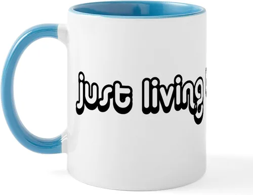 Vista 62 de CafePress Living The Dream Mugs Taza de café de cerámica de 11 oz (11.0 fl oz)