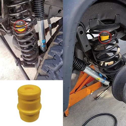 Vista 4 de TJ Bump Stop, amortiguadores de rebote compatibles con 1997-2006 Wrangler TJ, 1993-1998 Grand Cherokee ZJ, 1994-2002 RAM 1500 2500 3500 Pickup