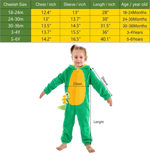 Vista 5 de Disfraz de animal para niños, ropa para el hogar, Halloween, cosplay, invierno, disfraz de una pieza
