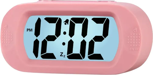 Vista 15 de Plumeet Reloj Despertador para Niños LCD Digital Grande Relojes Despertadores de Viaje con Repetición y Luz Nocturna - Sonido Ascendente