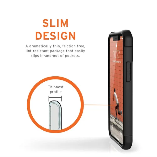Vista 5 de URBAN ARMOR GEAR UAG - Funda protectora para iPhone 12 Mini, pantalla de 5.4 pulgadas, ligera, resistente, a prueba de golpes, delgada y resistente