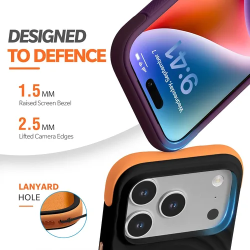Vista 8 de GOODVISH Funda magnética para iPhone 18 Pro / iPhone 17 Pro, antideslizante
