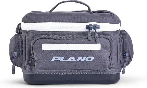 Vista 41 de Plano Bolsa de aparejos de pesca de vanguardia para fines de semana, base impermeable moldeada, almacenamiento espacioso, mangas de herramientas
