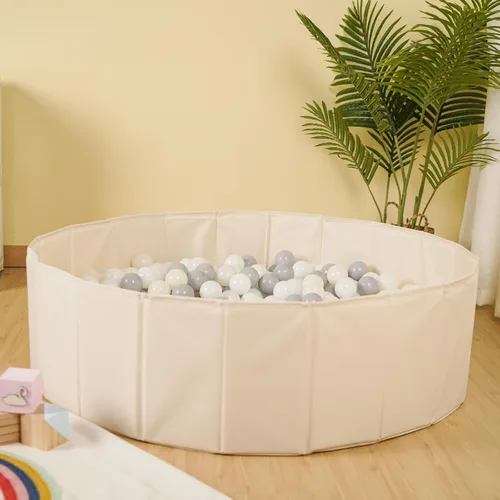 Vista 5 de Pozo de pelotas para perros, gatos, niños, tienda de campaña plegable para juegos, corralito de juegos con bolsa de almacenamiento, sorpresa