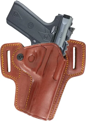 Vista 5 de Funda de cuero para Ruger Mark IV Lite 22/45 Combat Master Owb