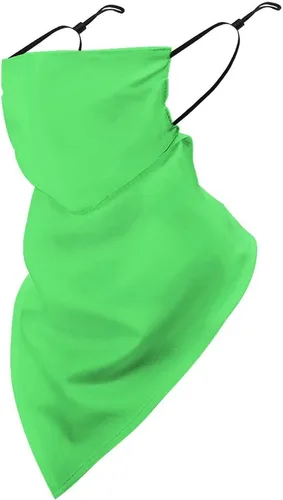Vista 18 de Bufanda reutilizable con protección solar UV para las orejas, bandana reutilizable para la cara