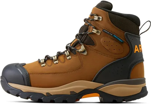 Vista 2 de Ariat Endeavor - Botas de trabajo impermeables con punta de carbono para hombre de 6 pulgadas