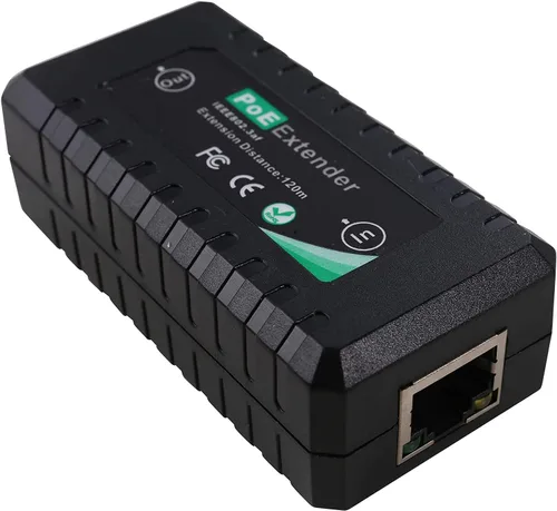 Vista 5 de UHPPOTE Extensor IEEE802.3af del PoE del 10/100M de 1 puerto para la cámara IP de los sistemas de seguridad de Ethernet