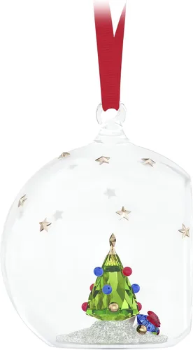 Vista 4 de Swarovski Decoración y regalos de bola de árbol de alegría navideña