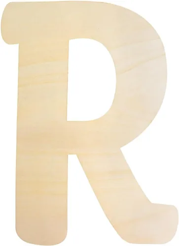 Vista 23 de Letras de madera sin terminar de 12 pulgadas, letra A de madera grande para decoración de pared