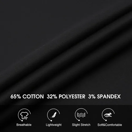 Vista 6 de Damipow Camisas de vestir para mujer, sin arrugas, con botones, de manga larga, blusas para el trabajo profesional