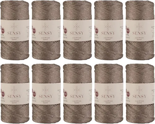 Vista 28 de Sensy Premium 2mm 229.5 metros de cuerda de poliéster 100% cordón de polipropileno Cordón de macramé 2mm Cordón para bolso de crochet Hilo