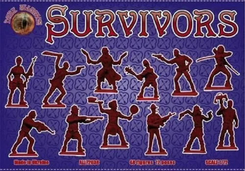 Vista 3 de Alliance 72038 - 1/72 Survivors (Antizombies) (Serie Fantasía), kit de modelo a escala