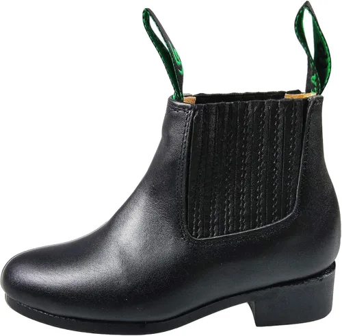 Vista 2 de La Barca Botin Charro 500 Tradicional Botines Cuero Color Negro