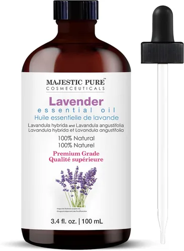 Vista 27 de Majestic Pure Aceite esencial con cuentagotas de vidrio, 100% puro y natural, aceites esenciales para difusor, aromaterapia, fabricación de jabón