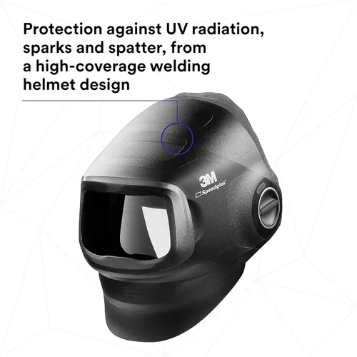Vista 4 de 3M Speedglas 46-0099-35 - Casco de soldadura resistente G5-01, cubierta rígida para cuello, cubierta de tela para la cabeza sin ADF, 46-0099-35, 1