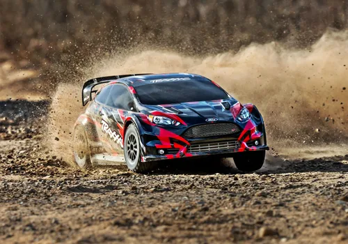 Vista 8 de Traxxas Ford Fiesta ST Rally 1/10 Escala 4X4 Coche de Rally
