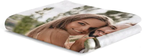 Vista 6 de inkArts Mantas personalizadas con foto, manta personalizada con mi propia foto, mantas personalizadas con imagen, regalos personalizados