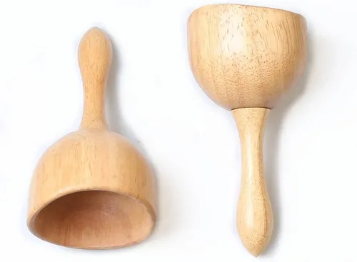 Vista 2 de Herramienta de taza de masaje de madera, terapia de ventosas de madera, herramientas de masaje de terapia de ventosas de madera, herramientas